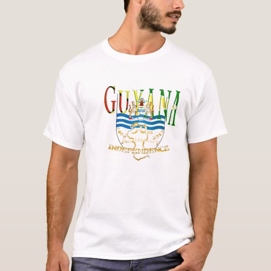 Glücklicher 50. Jahrestags-T - Shirt Guyana, (Vorderseite)
