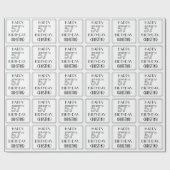 GLÜCKLICHER 57. GEBURTSTAG; Art-Déco-Stil; Individ Geschenkpapier (Flach)