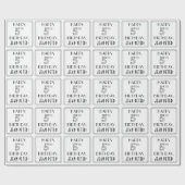 GLÜCKLICHER 5. GEBURTSTAG; Art-Déco-Stil; Individu Geschenkpapier (Flach)