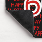 Glücklicher 60. Geburtstag Mousepad (Ecke)