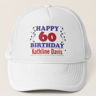 Glücklicher 60. Geburtstag Truckerkappe