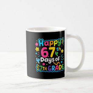 Glücklicher 67. Tag der 7. Klasse Schul-Meme 67 Ki Kaffeetasse