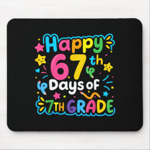 Glücklicher 67. Tag der 7. Klasse Schul-Meme 67 Ki Mousepad