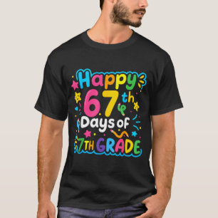 Glücklicher 67. Tag der 7. Klasse Schul-Meme 67 Ki T-Shirt