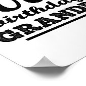 glücklicher 70. Geburtstag Großvater Poster (Ecke)
