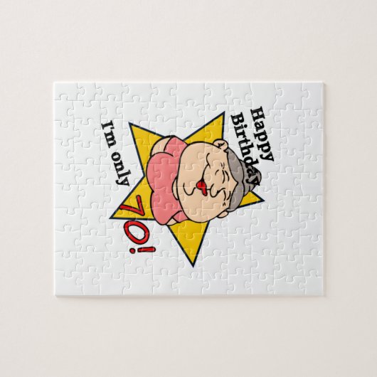 Glücklicher 70. Geburtstag Puzzle (Horizontal)