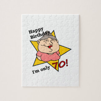 Glücklicher 70. Geburtstag Puzzle