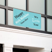 Glücklicher 80. Geburtstag auf Verkauf Banner (Äußeres Gebäude)