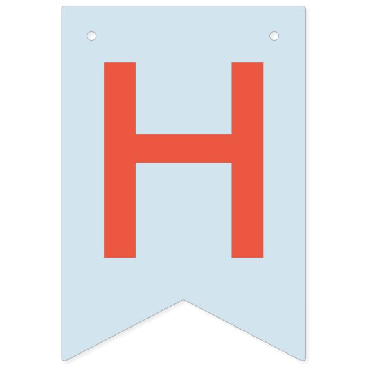 glücklicher 80. Geburtstag Wimpelkette (Erste Fahne)