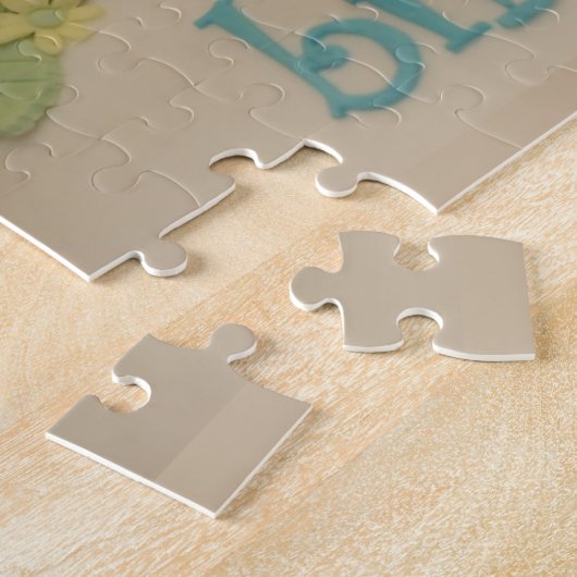 Glücklicher 90. bunter Geburtstag Puzzle (Seite)