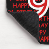 Glücklicher 90. Geburtstag Mousepad (Ecke)