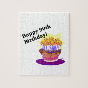Glücklicher 90. Geburtstag! Puzzle