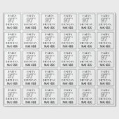 GLÜCKLICHER 97. GEBURTSTAG; Art-Déco-Stil; Individ Geschenkpapier (Flach)