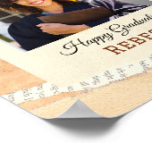 GLÜCKLICHER ABSCHLUSS 2024 POSTER (Ecke)