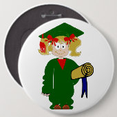 GLÜCKLICHER ABSCHLUSS BUTTON (Vorne & Hinten)