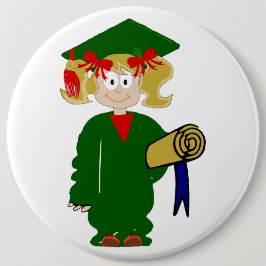 GLÜCKLICHER ABSCHLUSS BUTTON (Vorderseite)