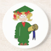 GLÜCKLICHER ABSCHLUSS GETRÄNKEUNTERSETZER (Vorne)