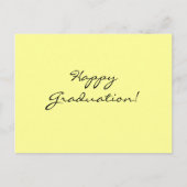 Glücklicher Abschluss! Postkarte (Vorderseite)