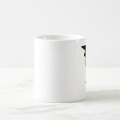 Glücklicher Absolvent tat ich es Kaffeetasse (Mittel)