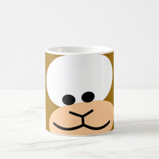 Glücklicher Affe Kaffeetasse (Mittel)