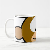Glücklicher Affe Kaffeetasse (Links)