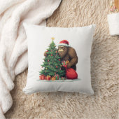 glücklicher Affe Kissen (Decke)