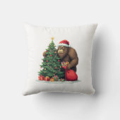 glücklicher Affe Kissen (Rückseite)