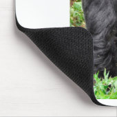 Glücklicher Affe Mousepad (Ecke)