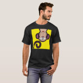 GLÜCKLICHER AFFE T-Shirt (Vorne ganz)