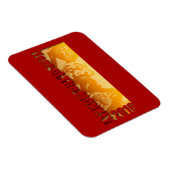 Glücklicher Affen Jahr 2016 Grußmagazin V Magnet (Rechte Seite)