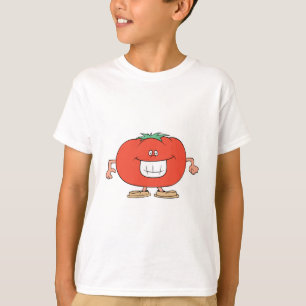 glücklicher alberner Tomaten-Cartoon T-Shirt