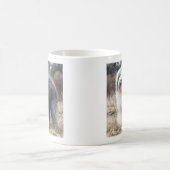 Glücklicher alter englischer Schäferhund Fluffiges Kaffeetasse (Mittel)