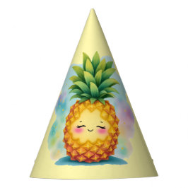 Glücklicher Ananas Geburtstags-Partyhut Partyhütchen