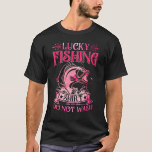 Glücklicher Angel-Fischer-Barsch-Fisch-Niedliches- T-Shirt
