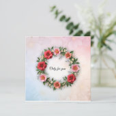 Glücklicher Anlass Feiertagskarte (Stehend Vorderseite)