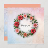 Glücklicher Anlass Feiertagskarte (Vorne/Hinten)