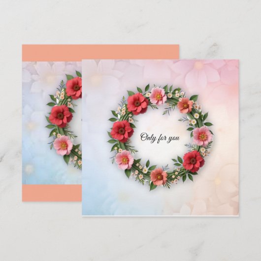 Glücklicher Anlass Feiertagskarte (Vorne/Hinten)