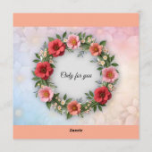 Glücklicher Anlass Feiertagskarte (Rückseite)