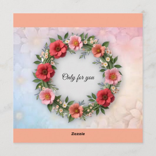 Glücklicher Anlass Feiertagskarte (Rückseite)