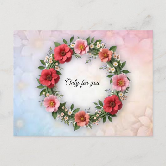 Glücklicher Anlass Postkarte (Vorderseite)