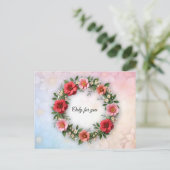 Glücklicher Anlass Postkarte (Stehend Vorderseite)