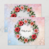 Glücklicher Anlass Postkarte (Vorne/Hinten)