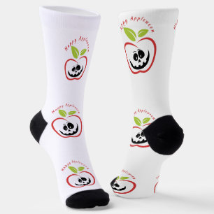 Glücklicher Apfelween Jack O'lantern Donner_Cove Socken