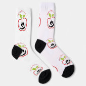 Glücklicher Apfelween Jack O'lantern Donner_Cove Socken (Rechts)