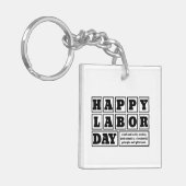 Glücklicher Arbeitstag 2023 Schlüsselanhänger (Vorderseite links)