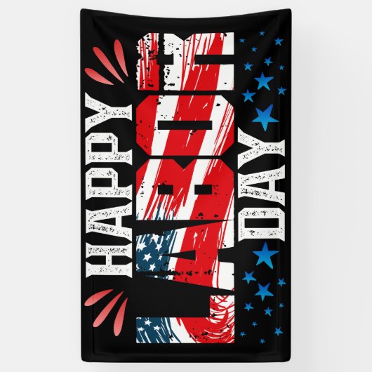 Glücklicher Arbeitstag Banner (Vertikal)