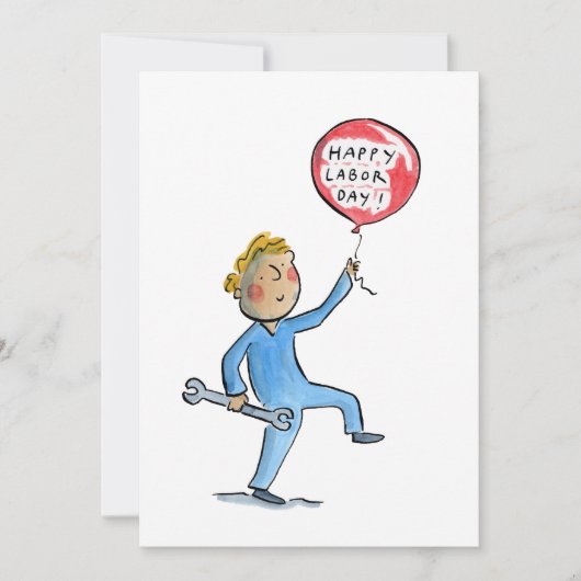 Glücklicher Arbeitstag! Einladung (Vorderseite)