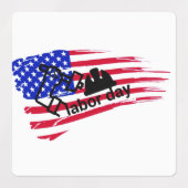 glücklicher Arbeitstag Etiketten (Design 1)