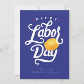 Glücklicher Arbeitstag Feiertagskarte (Vorderseite)