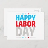 Glücklicher Arbeitstag! Feiertagspostkarte (Vorne/Hinten)